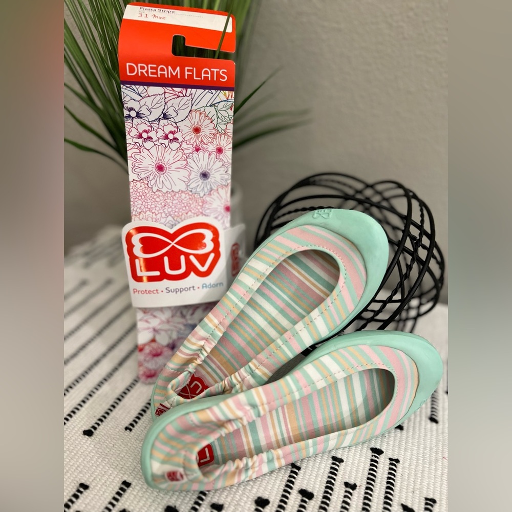 LUV Footwear “Fiesta Stripe” Dream Flats
